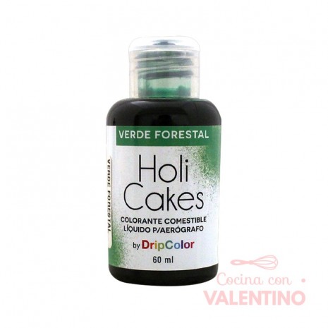 Colorante Para Aerografo Holi Cakes Verde Forestal - 60cc