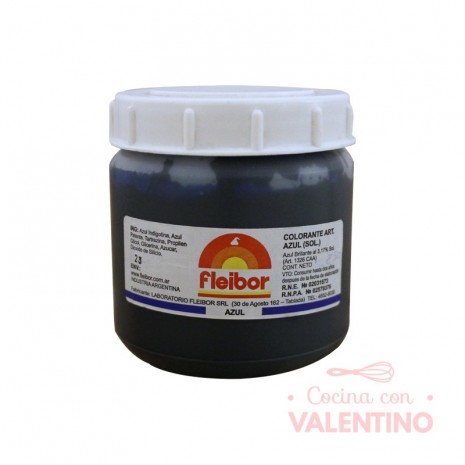 Colorante Pasta Fleibor Azul - 250 Grs