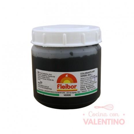 Colorante Pasta Fleibor Verde - 250 Grs
