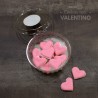 Adorno de Azucar Corazones Rosa - 12u