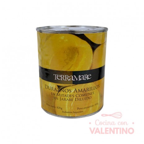 Duraznos en Almibar Terramare - 820Grs