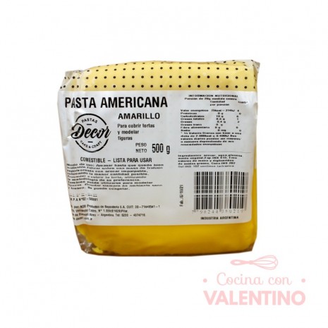 Pasta Americana Amarilla - 500Grs
