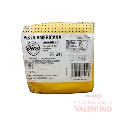 Pasta Americana Amarilla - 500 Grs