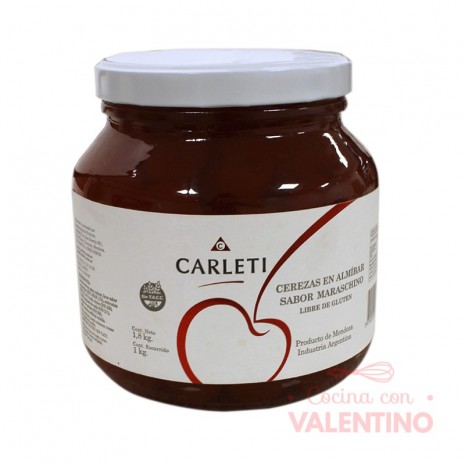 Cerezas Al Marras Rojas Frasco Carleti - 1.8Kg
