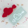 Cortante + Sello Ruphas Corazon Flechado S119