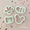 Cortante Ruphas Mini Mickey - 4 Un