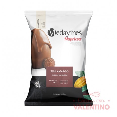 Baño de Moldeo Mapricoa Medayines Semiamargo - 1 Kg