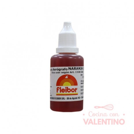 Colorante Para Aerografo Fleibor Naranja - 30cc