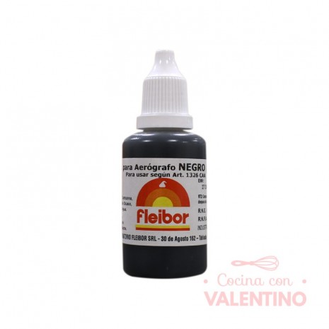 Colorante Para Aerografo Fleibor Negro - 30cc