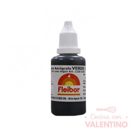 Colorante Para Aerografo Fleibor Verde - 30cc