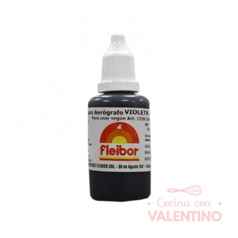 Colorante Para Aerografo Fleibor Violeta - 30 Ml