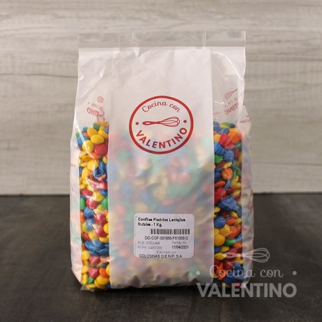 Confites Piedritas Lentejitas Frutales - 1 Kg