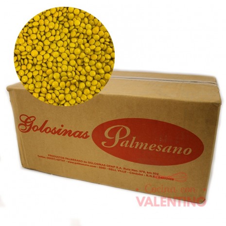 Lentejas Mini de Chocolate Amarillo - 11 Kg