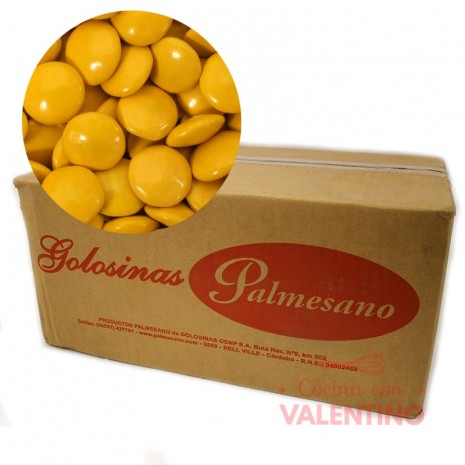 Lentejas de Chocolate Amarillo - 10 Kg