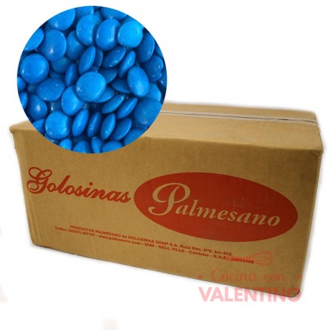Lentejas de Chocolate Azul - 10 Kg