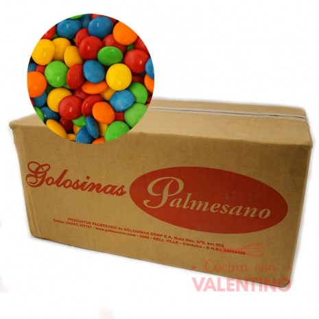 Lentejas de Chocolate Multicolor - 10 Kg