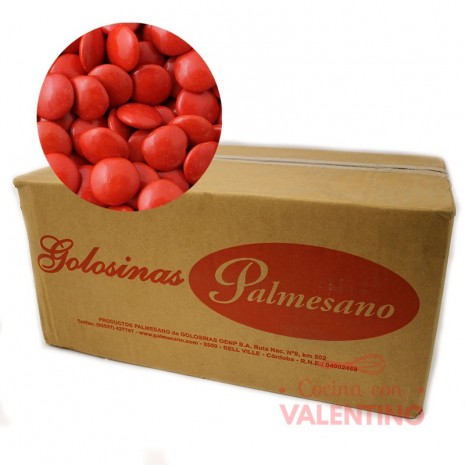 Lentejas de Chocolate Rojo - 10 Kg