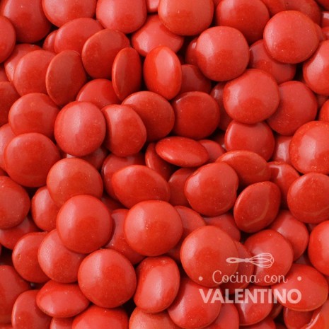 Lentejas de Chocolate Rojo - 450Grs