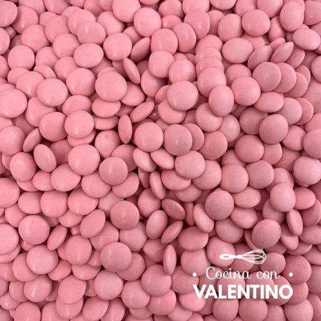 Lentejas de Chocolate Rosa - 450Grs
