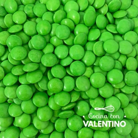 Lentejas de Chocolate Verde - 100 Grs