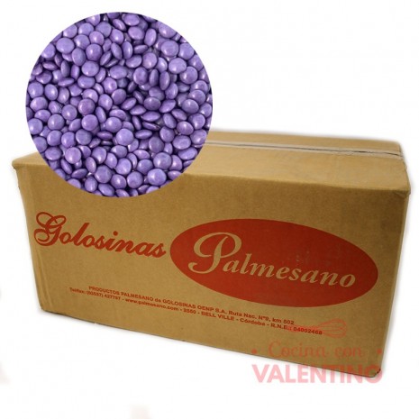 Lentejas Mini de Chocolate Violeta - 11 Kg