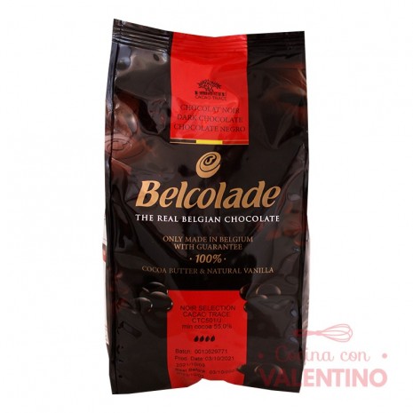 Chocolate Cobertura Belcolade Semiamargo - 1 Kg