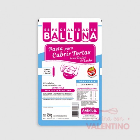 Pasta Cubretorta Formula H DDL Ballina - 750Grs