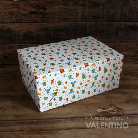 Estuche Tapa y Base Diseño Regalos 22x15x10cm
