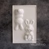 Placa Plastichok Figura de Conejo con Zanahoria 1618C