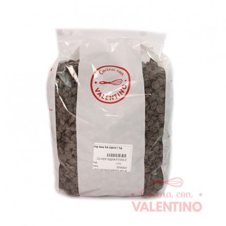 Chip Gota Alpino Semiamargo - 1 Kg.