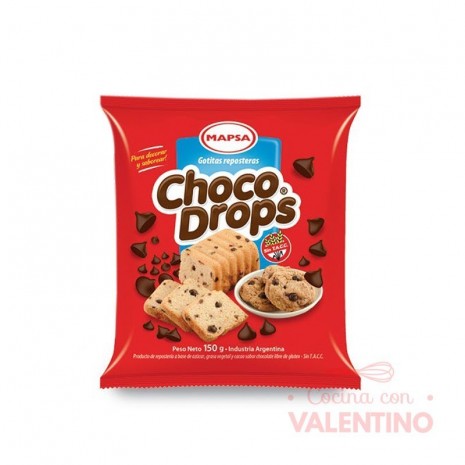 Chip Gota Mapsa Semiamargo Choco Drops - 150Grs