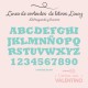 Cortantes Letras Lawy Mayusculas y Numeros 4 cm Ruphas