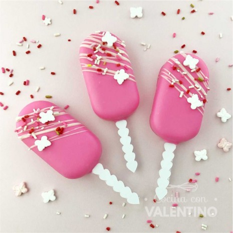 Palitos Ice Pop x 12 unidades - Corazones Ruphas