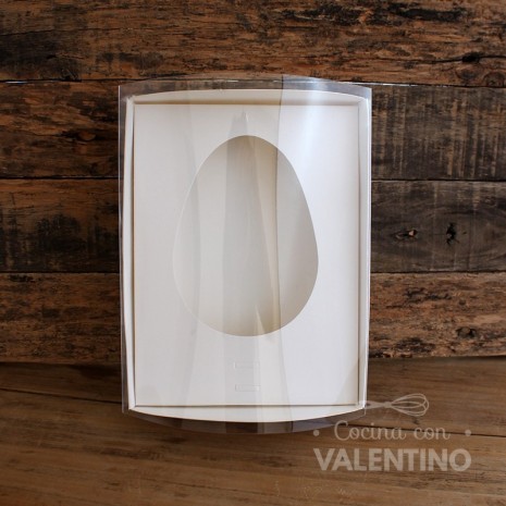 Caja para Medio Huevo Gourmet N° 15 (20x15x7cm)