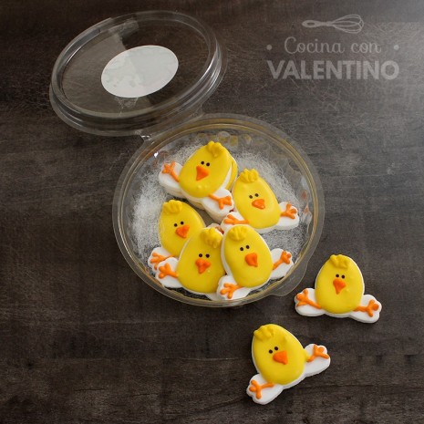 Adorno de Azucar Pollito Amarillo - 6u