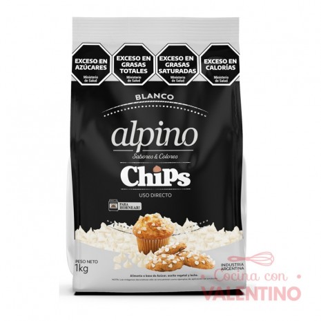 Chip Gota Alpino Blanco ENVASADO - 1 Kg