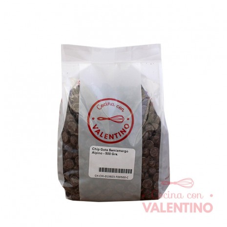 Chip Gota Alpino Semiamargo - 500 Grs.