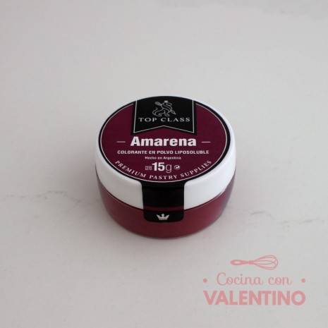Colorante Polvo Liposoluble Top Class Amarena - 15 Grs