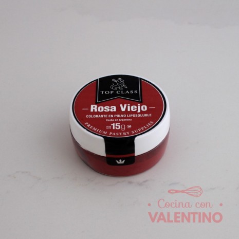 Colorante Polvo Liposoluble Top Class Rosa Viejo - 15 Grs