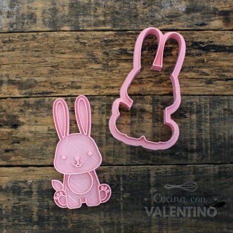 Cortante + Sello DeliPrint Conejo Bosque