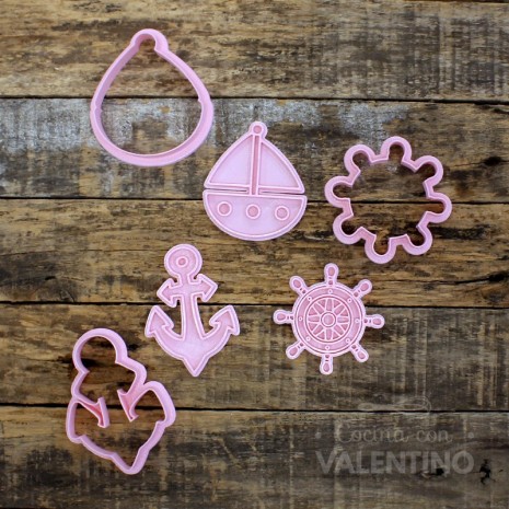 Cortante + Sello DeliPrint Set Nautico