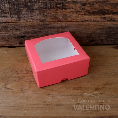 Estuche Color Con Visor 10.5x10.5x4.5
