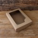 Estuche 12 Alfajores Kraft Con Visor 24x16x4