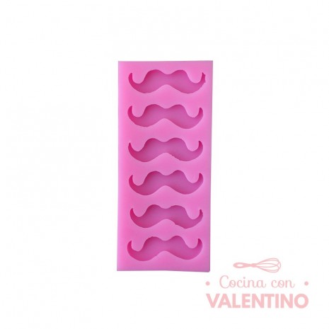 Molde Flexible Bigotes x6 - CM