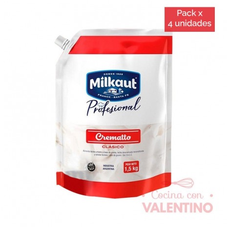 Queso Cremato Doypack - 1.5 Kg - Pack 4 Un