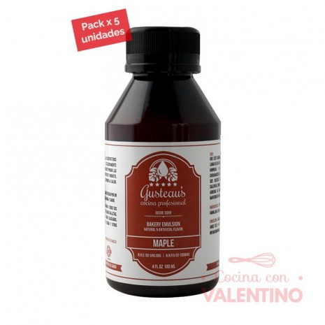 Emulsion Gusteau's Maple 100 ml - Pack 5 Un.