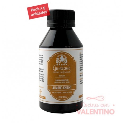 Emulsion Gusteau's Almond Knight 100 ml - Pack 5 Un.