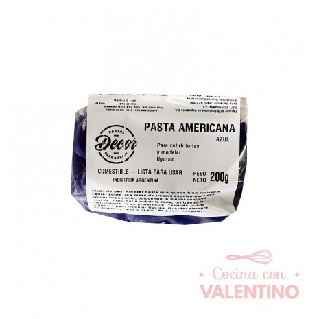 Pasta Americana Colores Surtidos - 200 Grs
