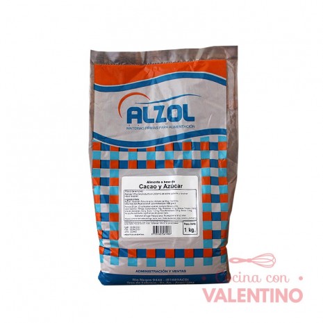 Cacao en Polvo con Azucar Alzol - 1Kg