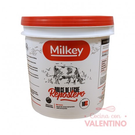 Dulce de Leche Milkey Repostero Plastico - 10 Kg